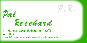 pal reichard business card